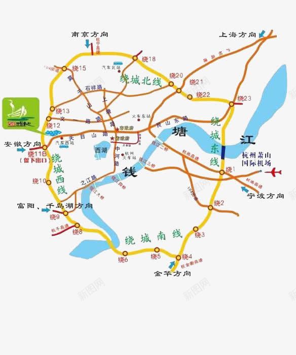 杭州地图png免抠素材_新图网 https://ixintu.com 地图 杭州 杭州地图 素材 设计