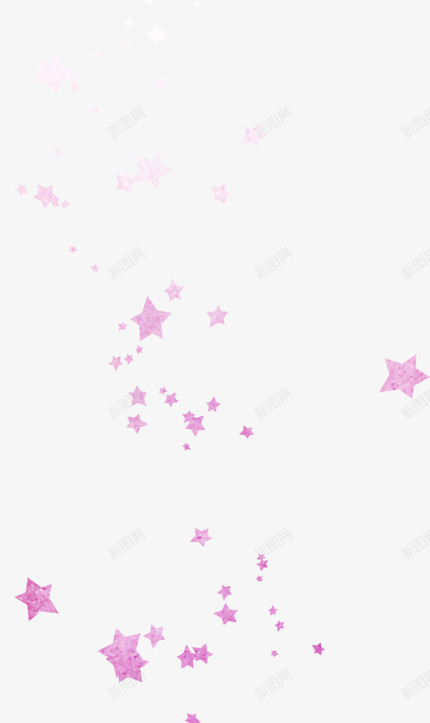 粉色五角星png免抠素材_新图网 https://ixintu.com 五角星 漂亮五角星 漂浮五角星