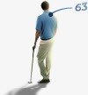 矢量高尔夫球员63号高尔夫球员图标高清图片
