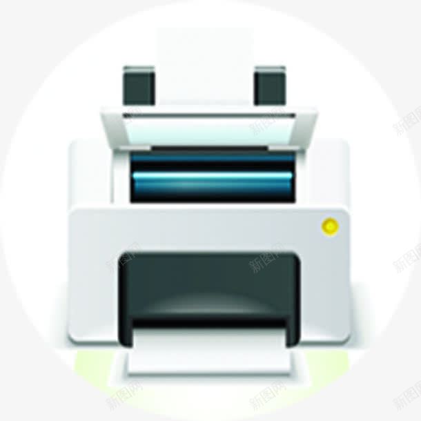 创意扁平风格打印机png免抠素材_新图网 https://ixintu.com 创意 扁平 打印机 风格