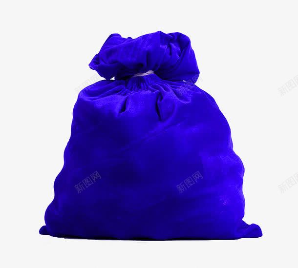 蓝色袋子png免抠素材_新图网 https://ixintu.com 包裹 口袋 实物 蓝色 袋子
