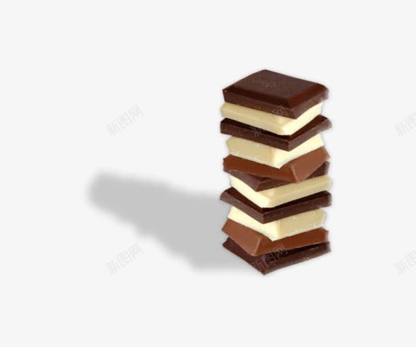 叠加的巧克力png免抠素材_新图网 https://ixintu.com 巧克力 情人节巧克力 棕色巧克力 白色巧克力 零食