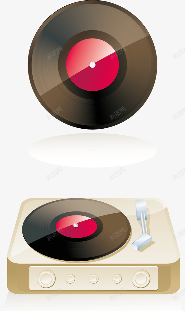 唱片矢量图ai免抠素材_新图网 https://ixintu.com CD 免费png 唱片 矢量图片 矢量插图 素材图片 矢量图
