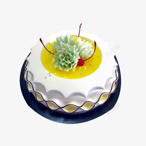 白色花纹装饰生日蛋糕png免抠素材_新图网 https://ixintu.com 生日蛋糕 白色蛋糕 蛋糕