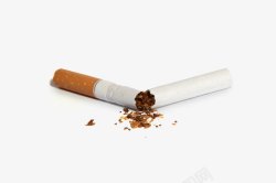 卷烟折断的香烟高清图片