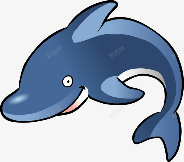 鲸鱼矢量图eps免抠素材_新图网 https://ixintu.com 可爱鲸鱼 海洋生物 矢量鲸鱼 鲸鱼 矢量图
