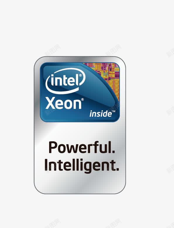 至强图标png_新图网 https://ixintu.com CPU Intel XEON logo 处理器 矢量标志 至强