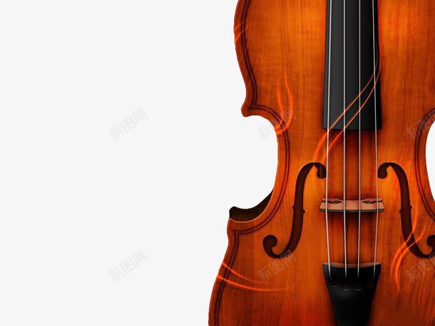 木质小提琴png免抠素材_新图网 https://ixintu.com 小提琴 木质感 演奏会