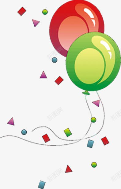 彩色卡通手绘气球几何三角正方形png免抠素材_新图网 https://ixintu.com 三角 几何 卡通 彩色 正方形 气球