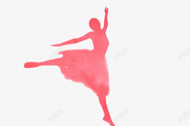 舞蹈png免抠素材_新图网 https://ixintu.com 人 倩影 粉色 美女 舞蹈 跳舞