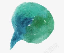 对话框png免抠素材_新图网 https://ixintu.com 对话框 小元素 气泡 蓝山水墨2