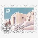 建筑邮票png免抠素材_新图网 https://ixintu.com 建筑邮票 海报 海报元素 趣味 趣味元素