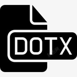 dotxdotx文件黑色界面符号图标高清图片
