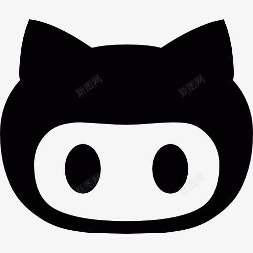 GitHub的标志图标png_新图网 https://ixintu.com GitHub 托管 猫 社会面