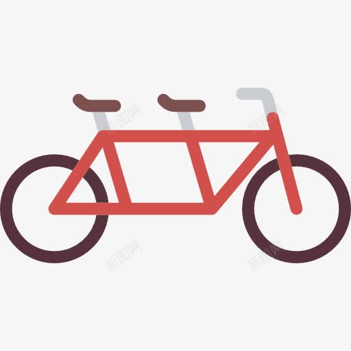 串联图标png_新图网 https://ixintu.com 串联 浪漫 自行车 运动 运输