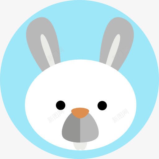 兔图标png_新图网 https://ixintu.com 兔 动物 动物园 动物王国 野生动物