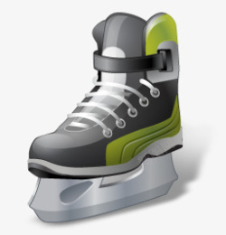 冰球刀鞋图标素材