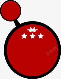 大圆小圆红色大圆小圆高清图片