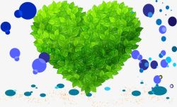 环保创意绿色爱心素材