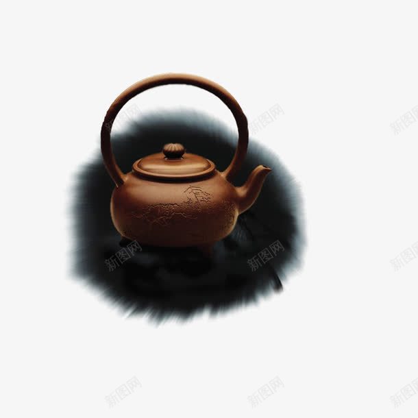 紫砂壶png免抠素材_新图网 https://ixintu.com 古董紫砂壶 家具紫砂壶壶水壶茶壶