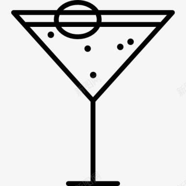 鸡尾酒橄榄图标图标