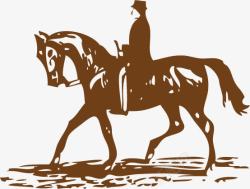 贵族运动复古骑马高清图片