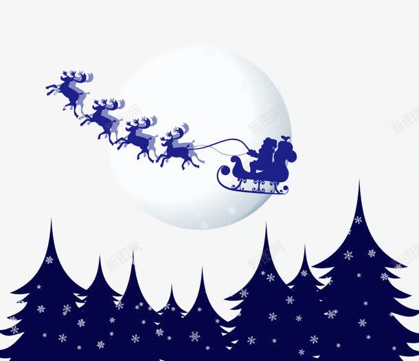圣诞夜插图png免抠素材_新图网 https://ixintu.com 圣诞 圣诞夜