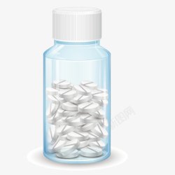 白色透明药瓶素材