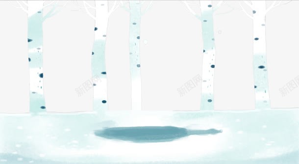 冬季景观海报png免抠素材_新图网 https://ixintu.com 冬季 景观 海报 素材 设计