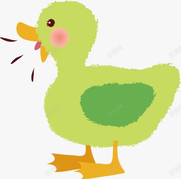 可爱鸭子png免抠素材_新图网 https://ixintu.com 动物 卡通 鸭子