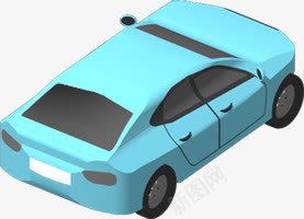 前进创意蓝色轿车png免抠素材_新图网 https://ixintu.com 创意 前进 蓝色 轿车