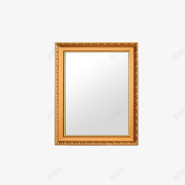 金色欧式浴室镜子png免抠素材_新图网 https://ixintu.com 壁挂镜 方镜 欧式 浴室镜子 浴镜 精美镜子 金色镜框