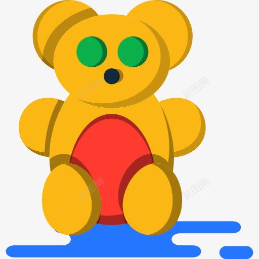 泰迪熊图标png_新图网 https://ixintu.com 儿童 动物 木偶 玩具熊 蓬松