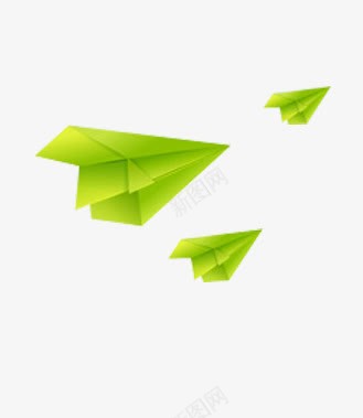 3d纸飞机png免抠素材_新图网 https://ixintu.com 3d纸飞机 交通工具