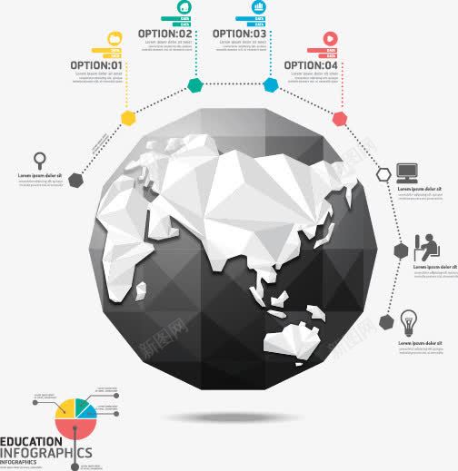 世界地图板块png免抠素材_新图网 https://ixintu.com 世界地图板块