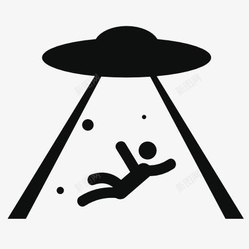 外星人绑架图标png_新图网 https://ixintu.com UFO 被绑架的人