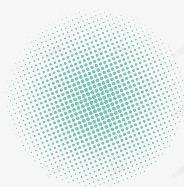 绿色简约圆圈斑点效果元素png免抠素材_新图网 https://ixintu.com 免抠PNG 圆圈 效果元素 斑点 简约 绿色