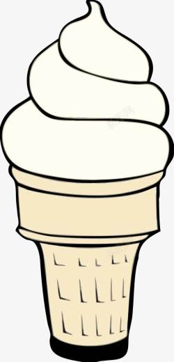 卡通冰淇淋甜筒素材