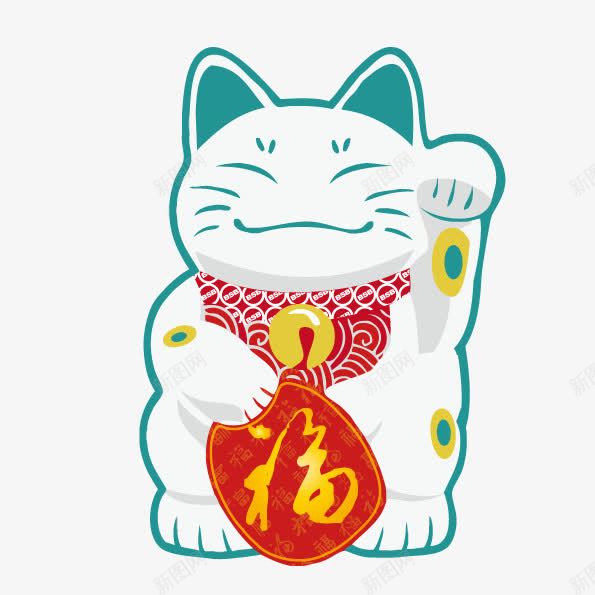 招财猫png免抠素材_新图网 https://ixintu.com 招财 招财猫 猫类