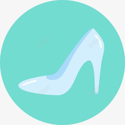 灰姑娘的鞋图标png_新图网 https://ixintu.com Cinderella 传说 幻想 时尚 民俗 灰姑娘的鞋 童话 鞋类