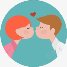 卡通接吻app图标png_新图网 https://ixintu.com app 卡通 接吻 接吻图