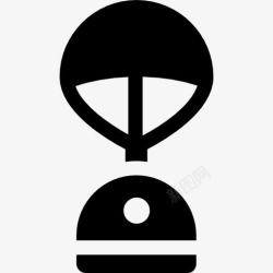 安全降落太空伞图标高清图片