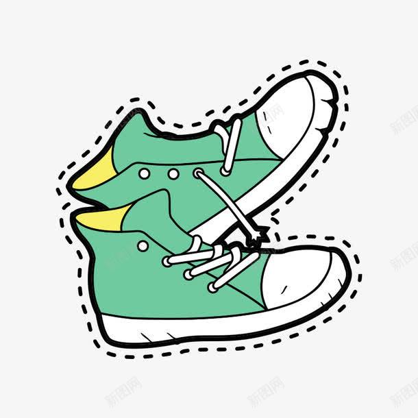 绿色的鞋子png免抠素材_新图网 https://ixintu.com PNG素材 卡通 绿色 鞋子