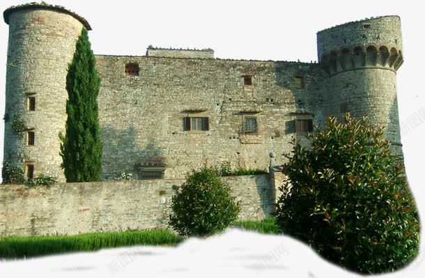 欧式城堡和绿树png免抠素材_新图网 https://ixintu.com 城堡 欧式 欧式城堡 绿化 绿树