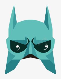 卡通手绘蝙蝠面具素材