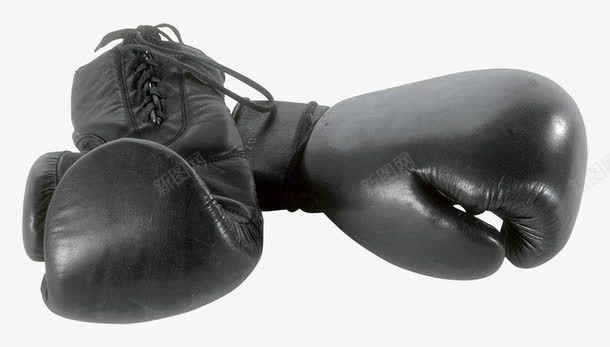 黑色拳击手套png免抠素材_新图网 https://ixintu.com 手套 拳击手套 矢量装饰 装饰 黑色