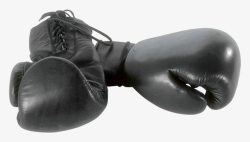 黑色拳击手套素材