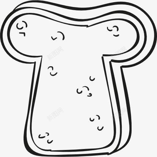 烤面标图标png_新图网 https://ixintu.com 早餐 烤面包 烤面包机 面包店 食物 餐厅