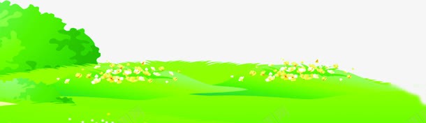 绿色环保可爱卡通草地png免抠素材_新图网 https://ixintu.com 卡通 可爱 环保 绿色 草地