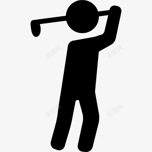打高尔夫球的人图标png_新图网 https://ixintu.com 运动 高尔夫 高尔夫俱乐部 高尔夫设备